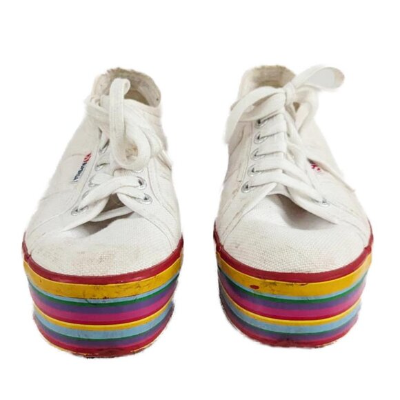 Superga Rainbow Platform Sneakers - Picture 5 of 7